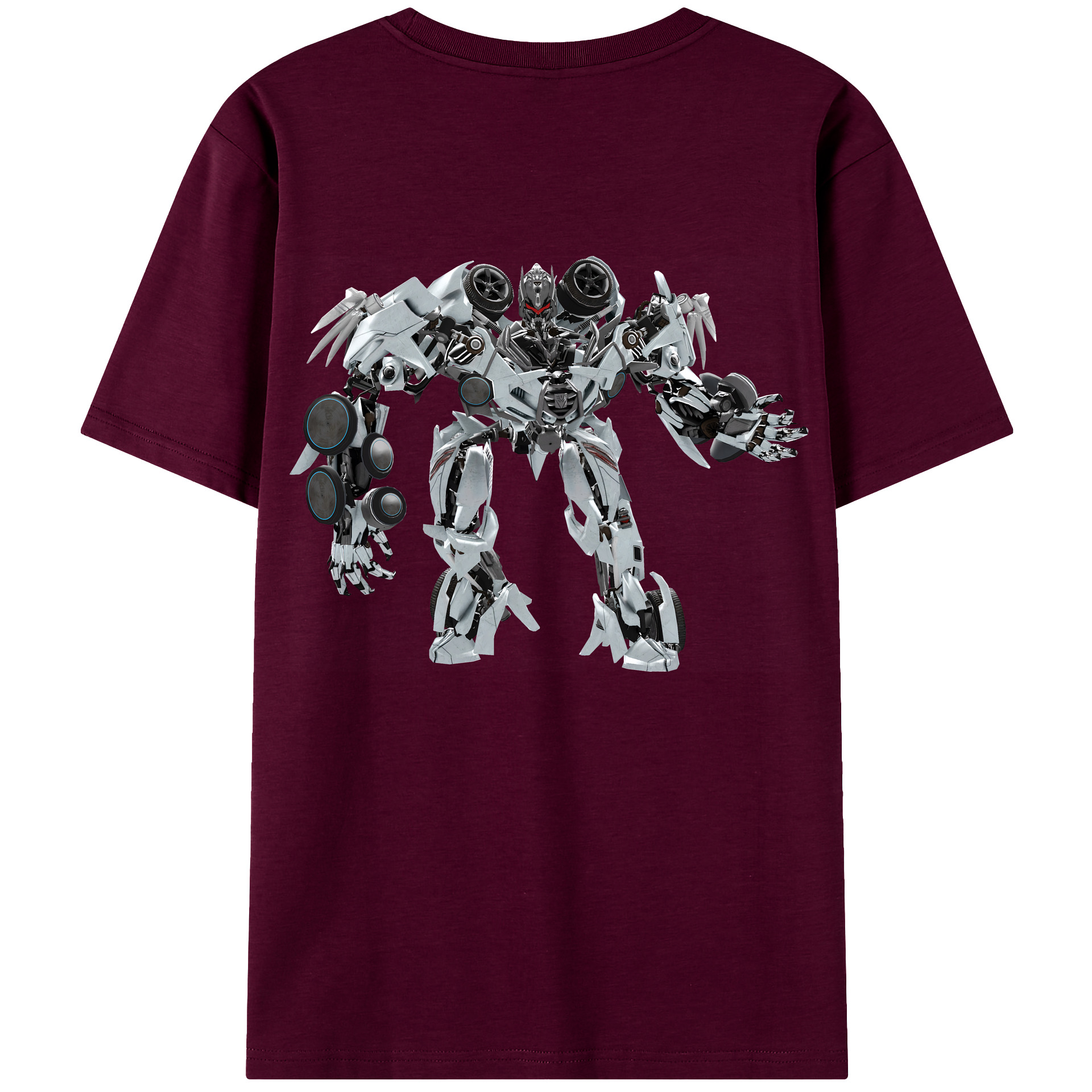 （画像用） Transformers トランスフォーマー レディース半袖Tシャツ(バックプリント)